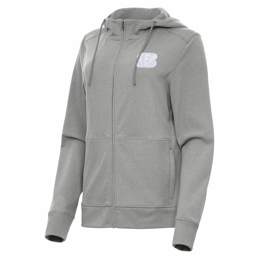 Cincinnati Bengals  Antigua Women's Seeker Full-Zip Hoodie Jacket
