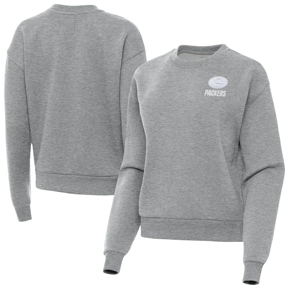 Green Bay Packers  Antigua Women's Victory Crew Pullover Sweatshirt