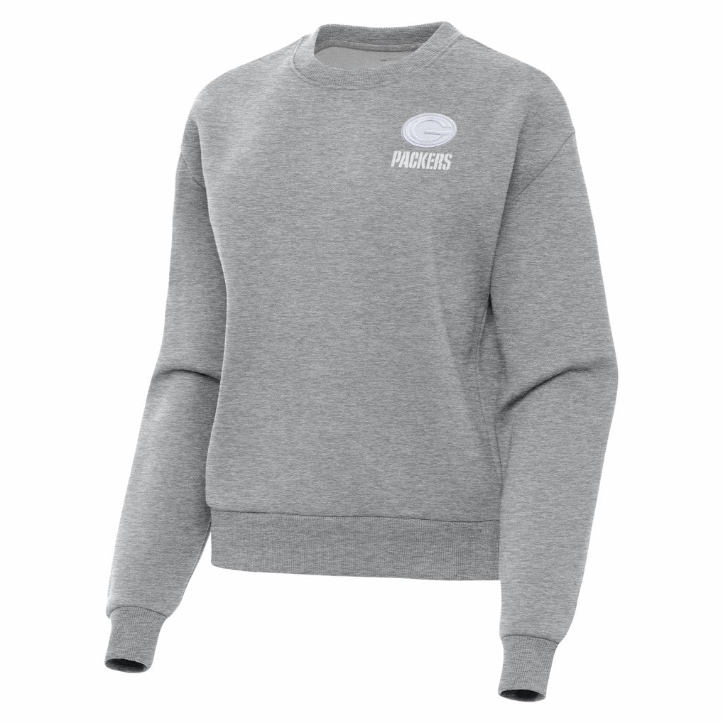 Green Bay Packers  Antigua Women's Victory Crew Pullover Sweatshirt