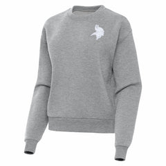 Minnesota Vikings  Antigua Women's Victory Crew Pullover Sweatshirt