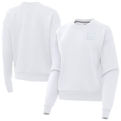 New York Giants  Antigua Women's Victory Crew Pullover Sweatshirt