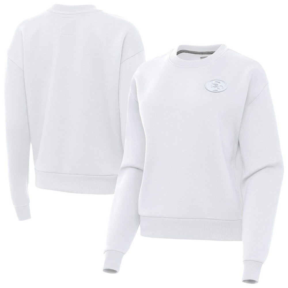 San Francisco 49ers  Antigua Women's Victory Crew Pullover Sweatshirt