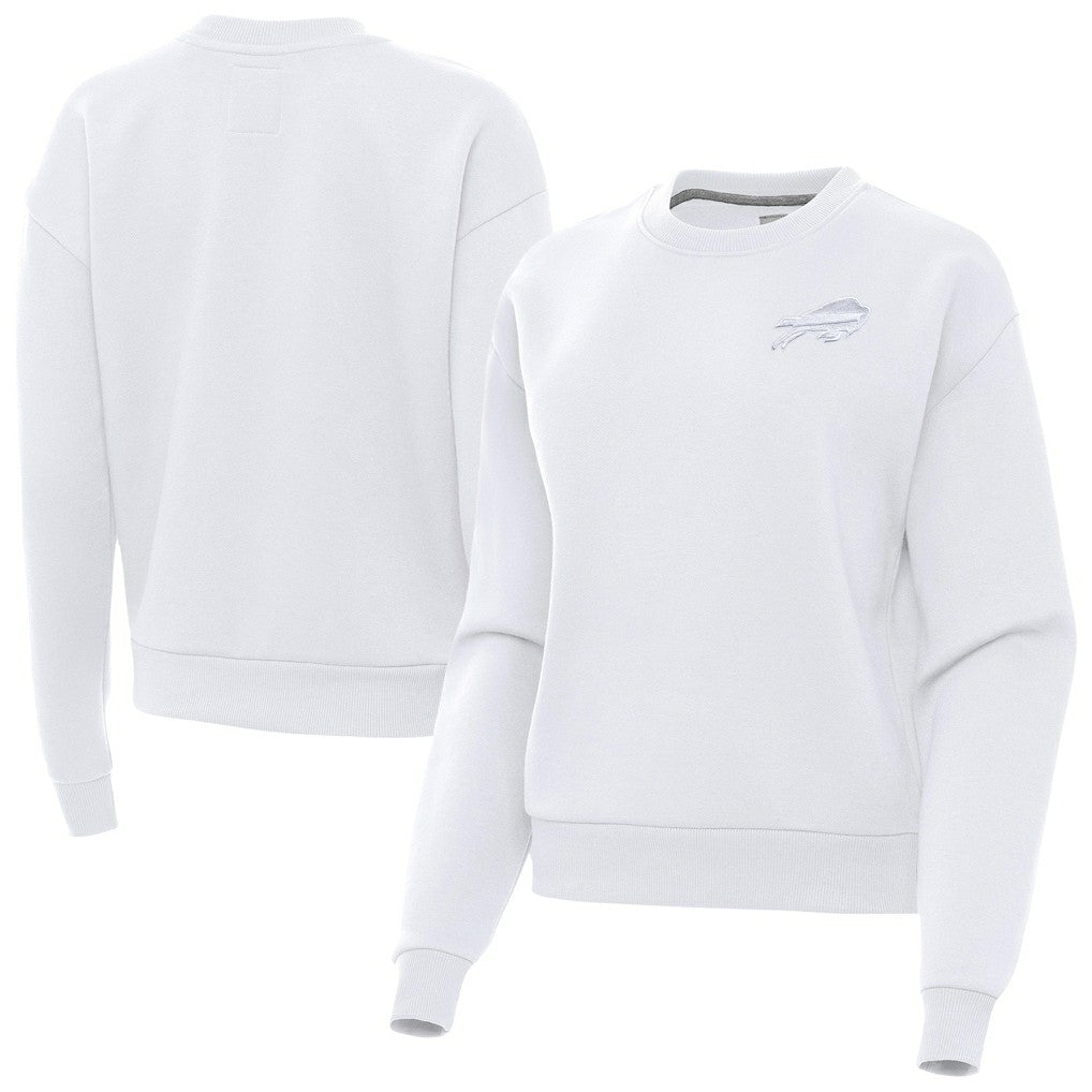 Buffalo Bills  Antigua Women's Victory Crew Pullover Sweatshirt