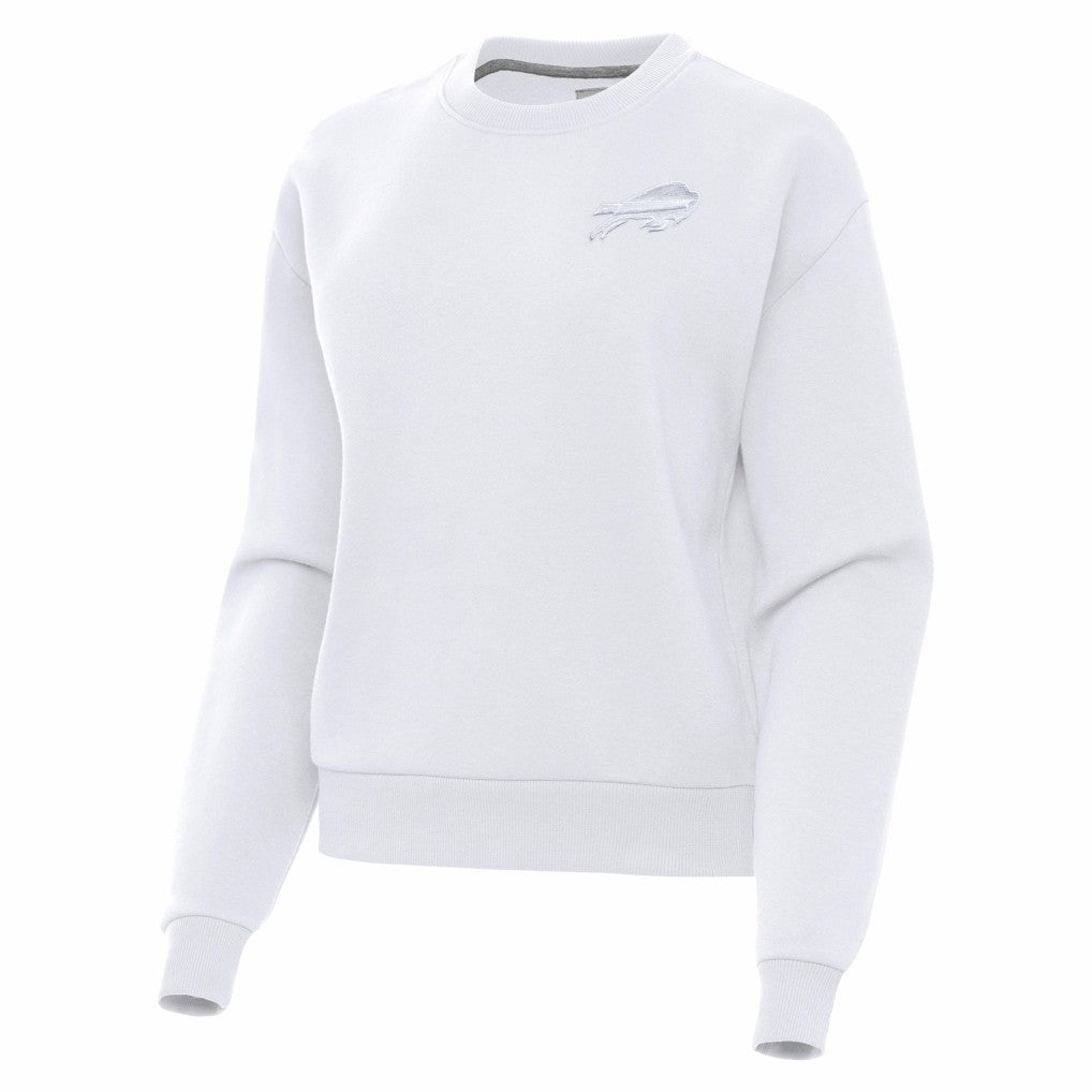 Buffalo Bills  Antigua Women's Victory Crew Pullover Sweatshirt