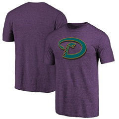Arizona Diamondbacks Purple Cooperstown Official Logo Tri-Blend T-Shirt | MLB Near me