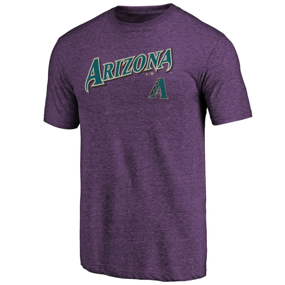 Arizona Diamondbacks Purple Cooperstown Series Sweep Tri-Blend T-Shirt | MLB On Sale