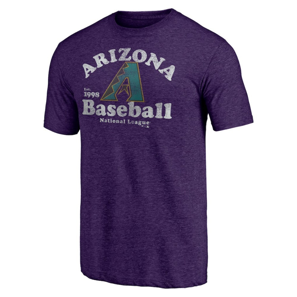Arizona Diamondbacks Purple Cooperstown Collection Our Game Tri-Blend T-Shirt | MLB New