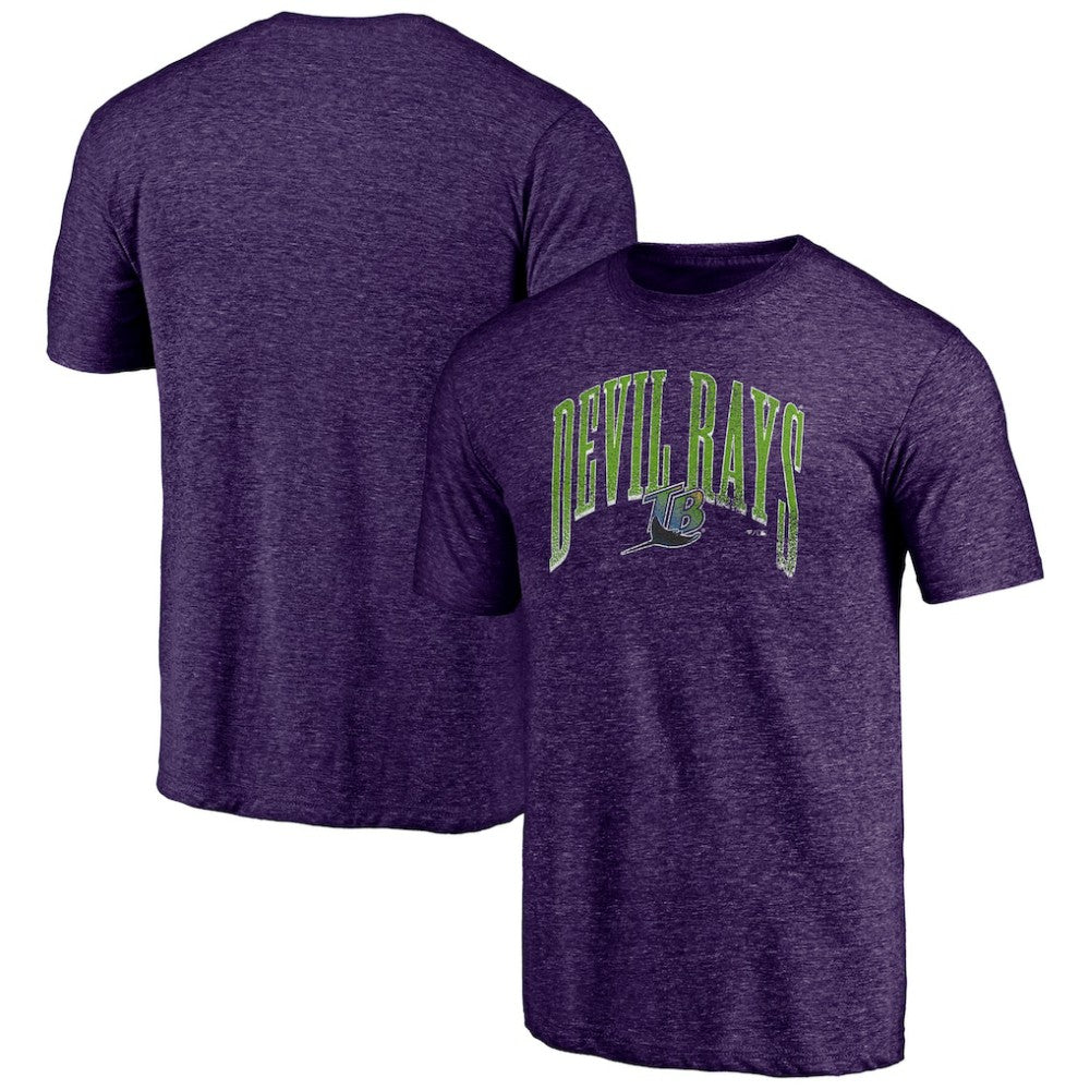 Tampa Bay Rays Purple Cooperstown Collection Line Corps Tri-Blend T-Shirt | MLB Online