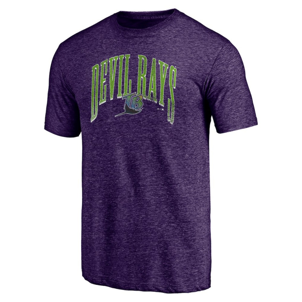 Tampa Bay Rays Purple Cooperstown Collection Line Corps Tri-Blend T-Shirt | MLB Online