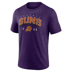 Phoenix Suns Purple Backboard Tri-Blend T-Shirt discount On Sale
