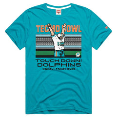 Miami Dolphins  Dan Marino  Homage Unisex Tecmo Bowl Retired Player Graphic Tri-Blend T-Shirt