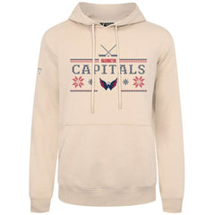 Washington Capitals Levelwear Podium Holiday Pullover Hoodie On Sale