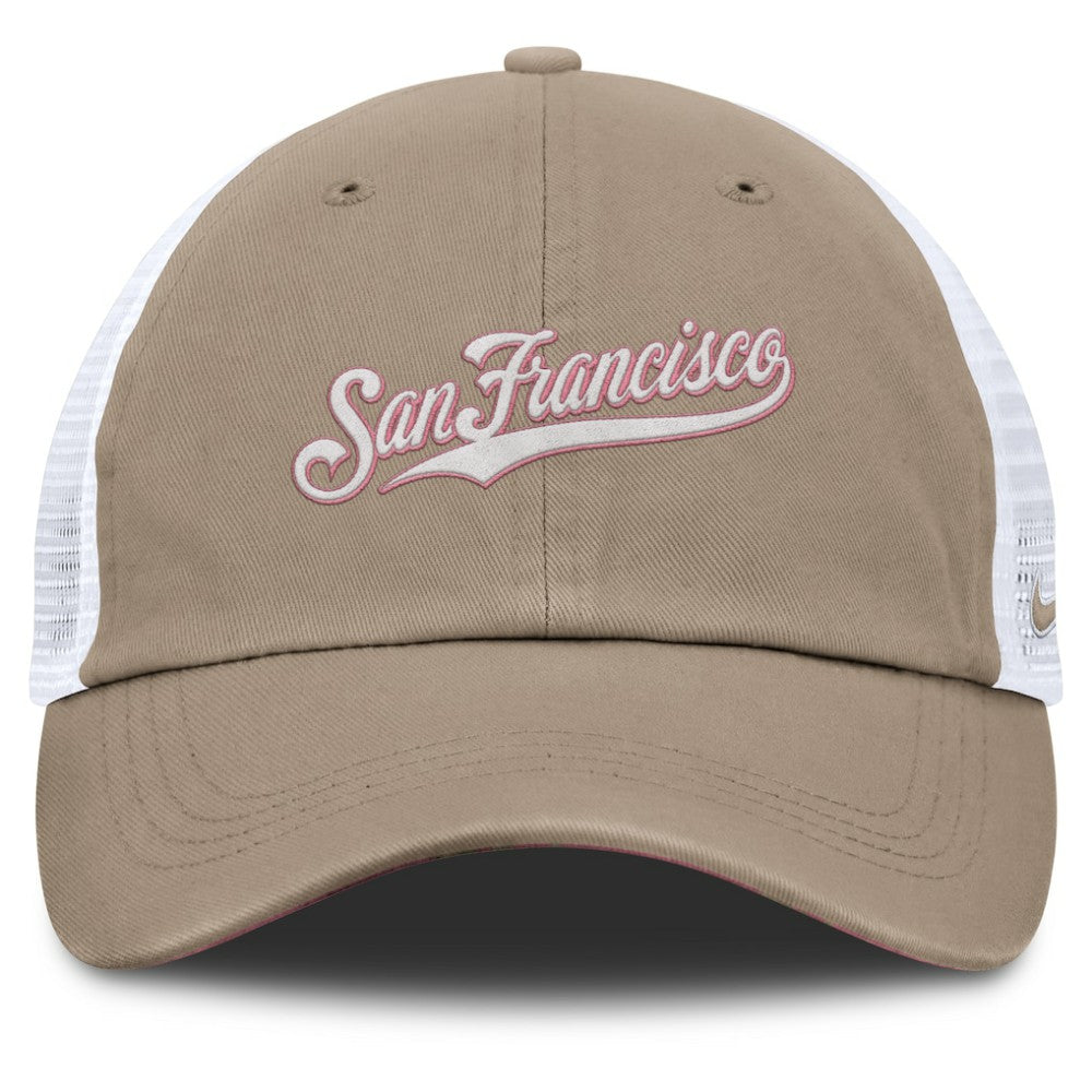 San Francisco Giants Nike Unisex Mother's Day Club Trucker Adjustable Hat | MLB Sale