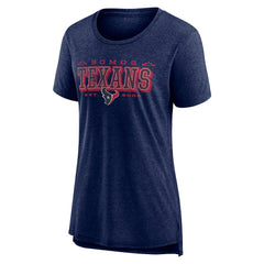 Houston Texans Nike Women's Vintage Graphic Tri-Blend Scoop Neck T-Shirt