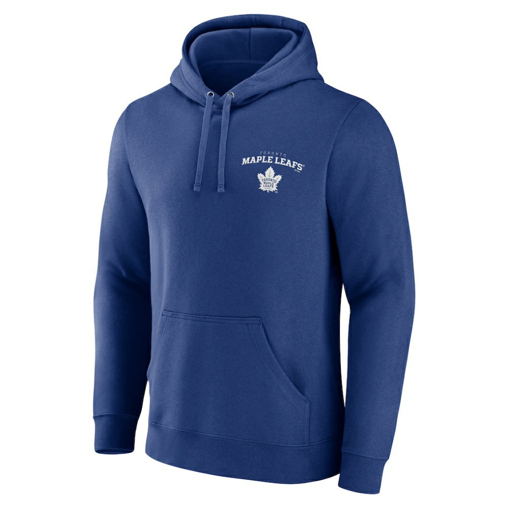 Toronto Maple Leafs Blue Team Lockup Pullover Hoodie On Sale