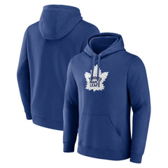 Toronto Maple Leafs Blue Primary Logo Pullover Hoodie Outlet