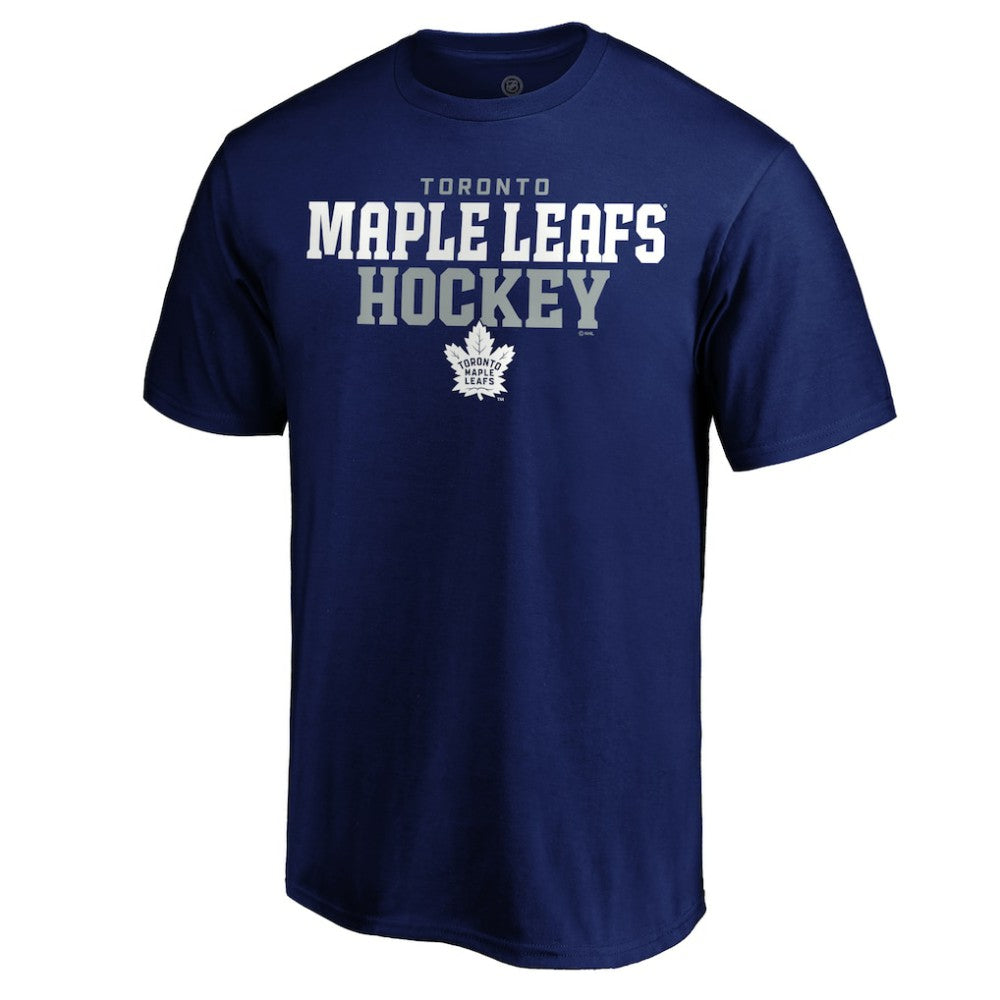 Toronto Maple Leafs Navy Double Stack T-Shirt Online
