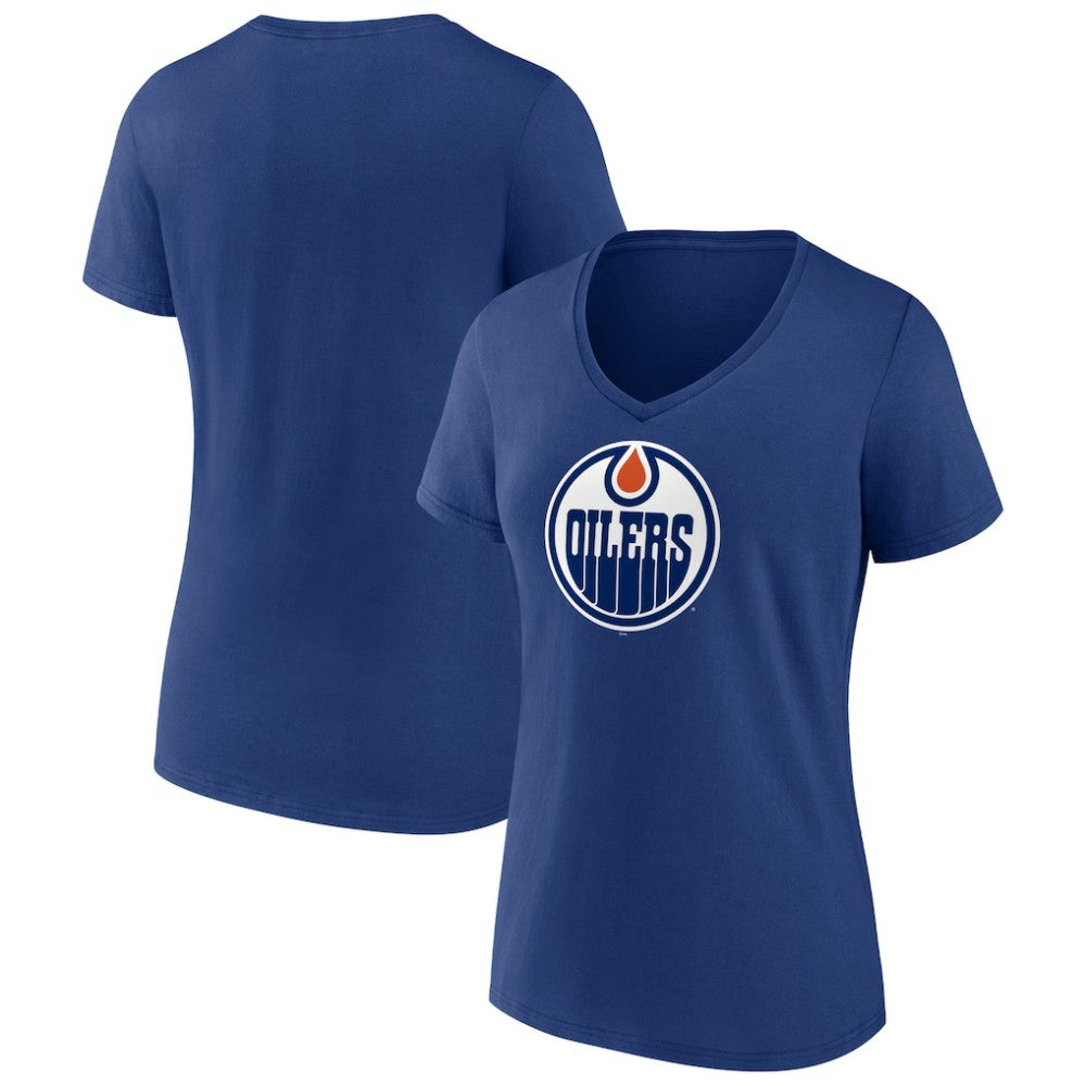 Edmonton Oilers Women's Primary Logo T-Shirt Discount