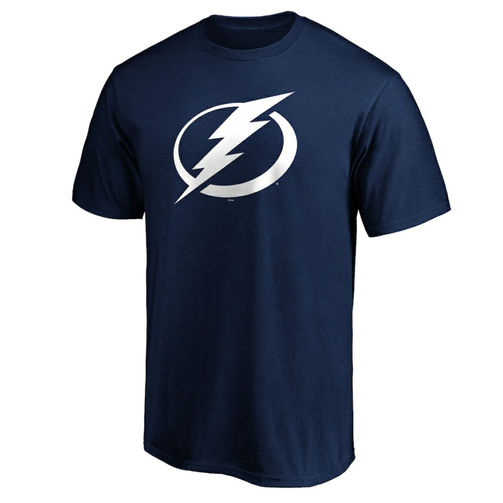 Tampa Bay Lightning Navy Primary Logo T-Shirt Discount