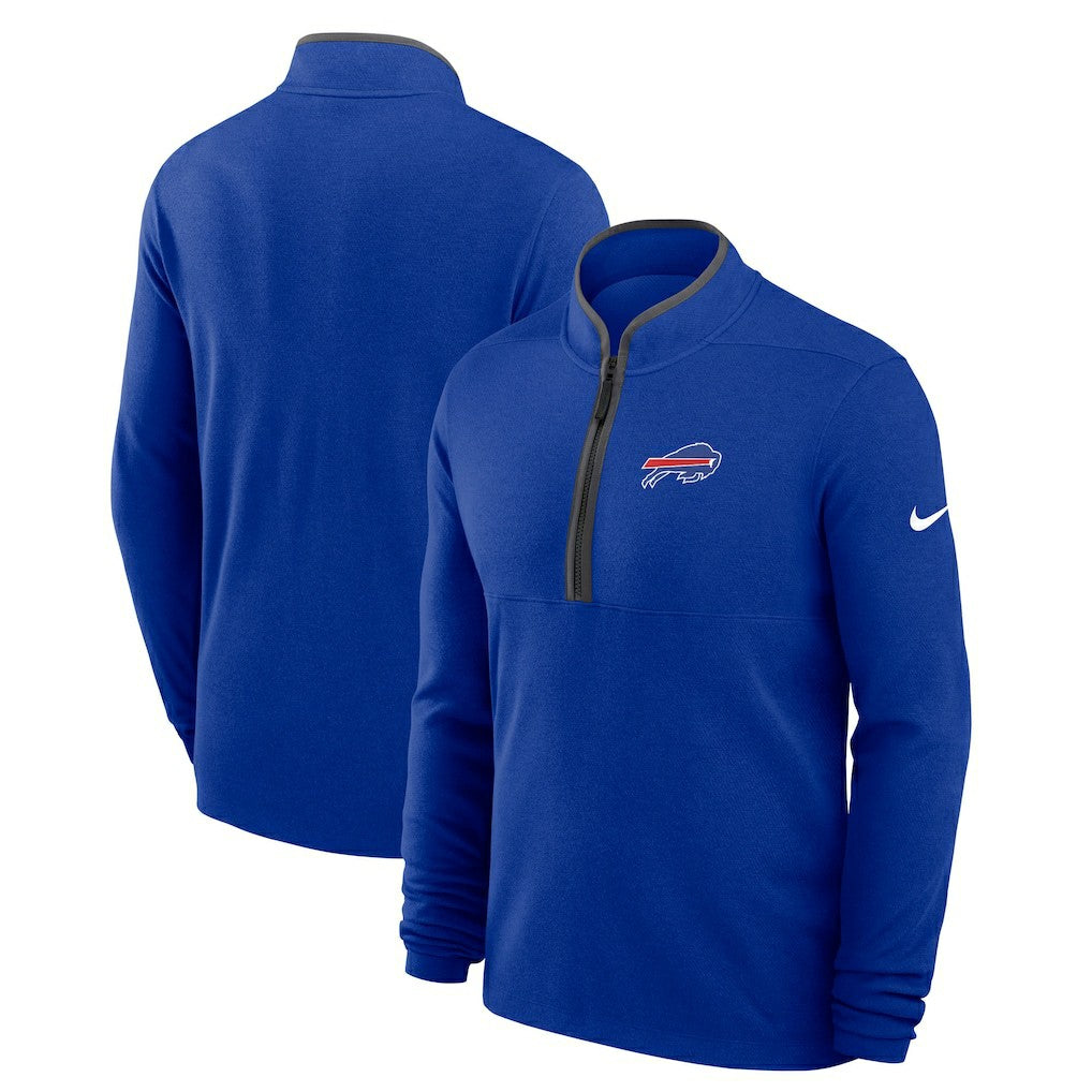 Buffalo Bills Nike Lightweight Victory Dri-FIT Half-Zip Pullover
