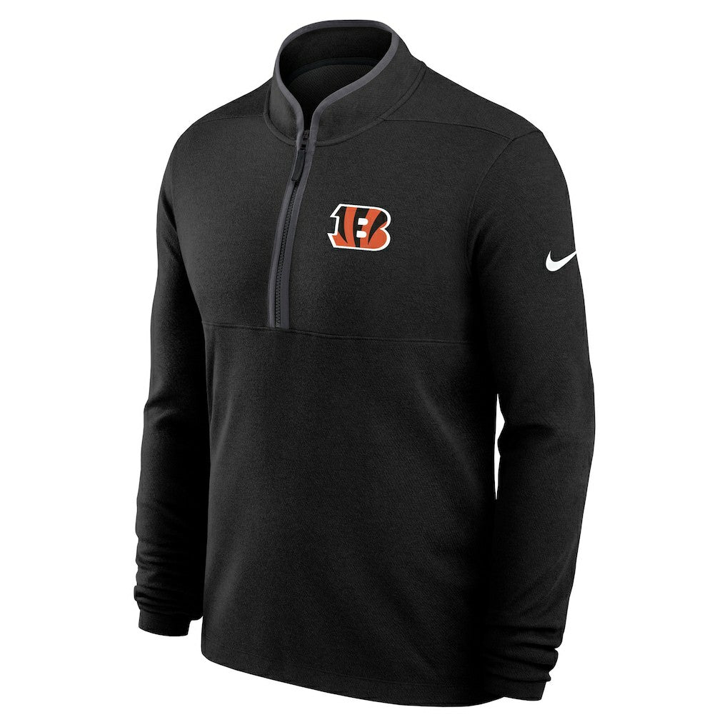 Cincinnati Bengals Nike Lightweight Victory Dri-FIT Half-Zip Pullover