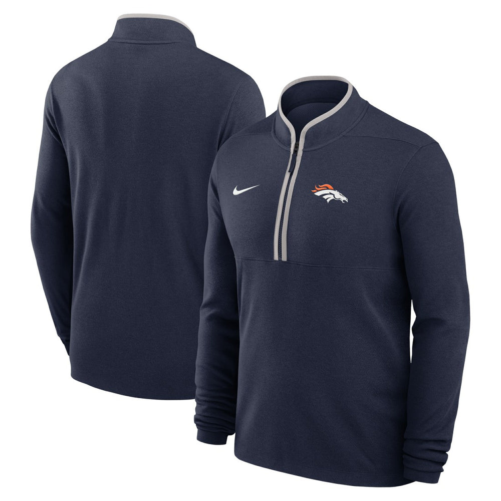 Denver Broncos Nike Lightweight Victory Dri-FIT Half-Zip Pullover