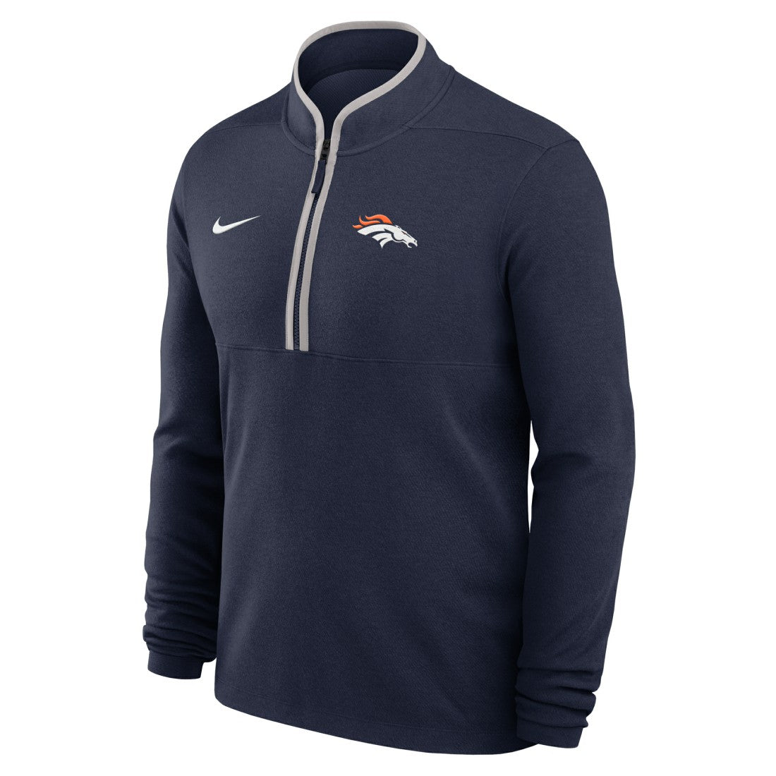 Denver Broncos Nike Lightweight Victory Dri-FIT Half-Zip Pullover