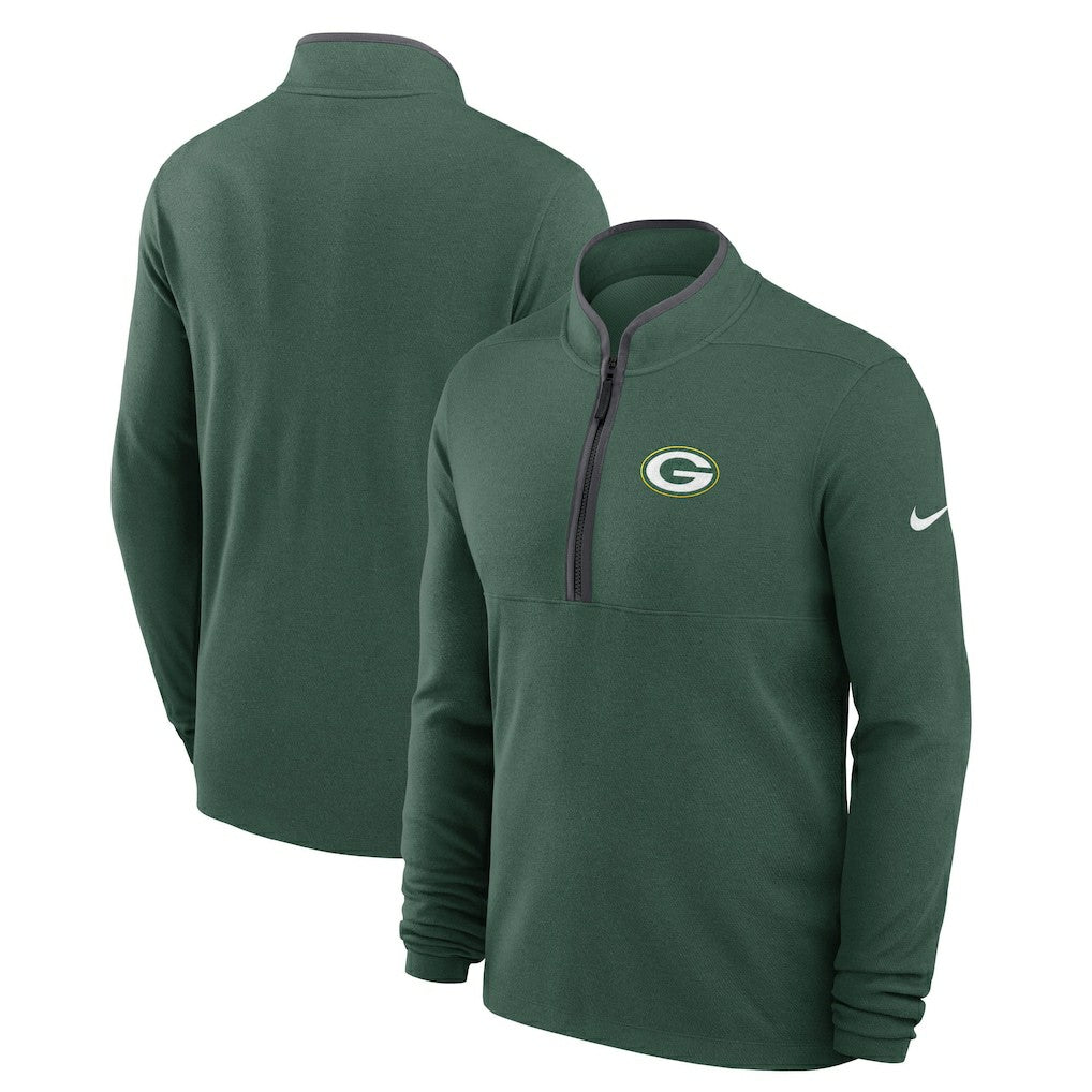 Green Bay Packers Nike Lightweight Victory Dri-FIT Half-Zip Pullover