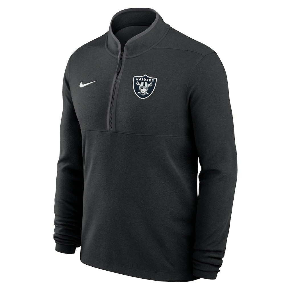 Las Vegas Raiders Nike Lightweight Victory Dri-FIT Half-Zip Pullover