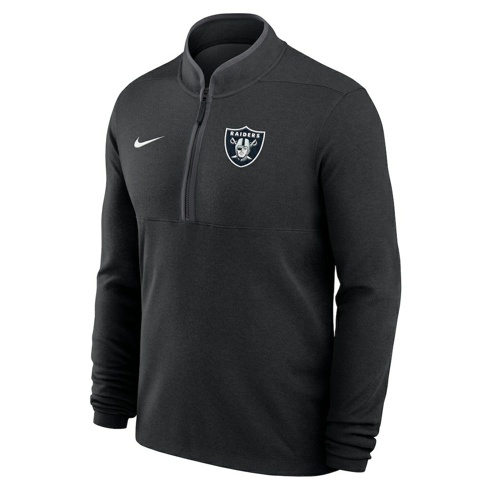 Las Vegas Raiders Nike Lightweight Victory Dri-FIT Half-Zip Pullover