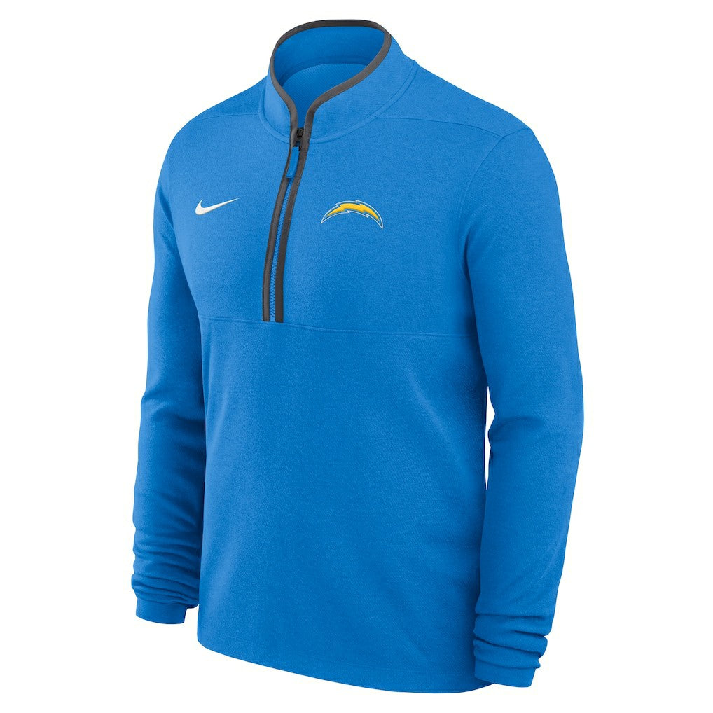 Los Angeles Chargers Nike Lightweight Victory Dri-FIT Half-Zip Pullover
