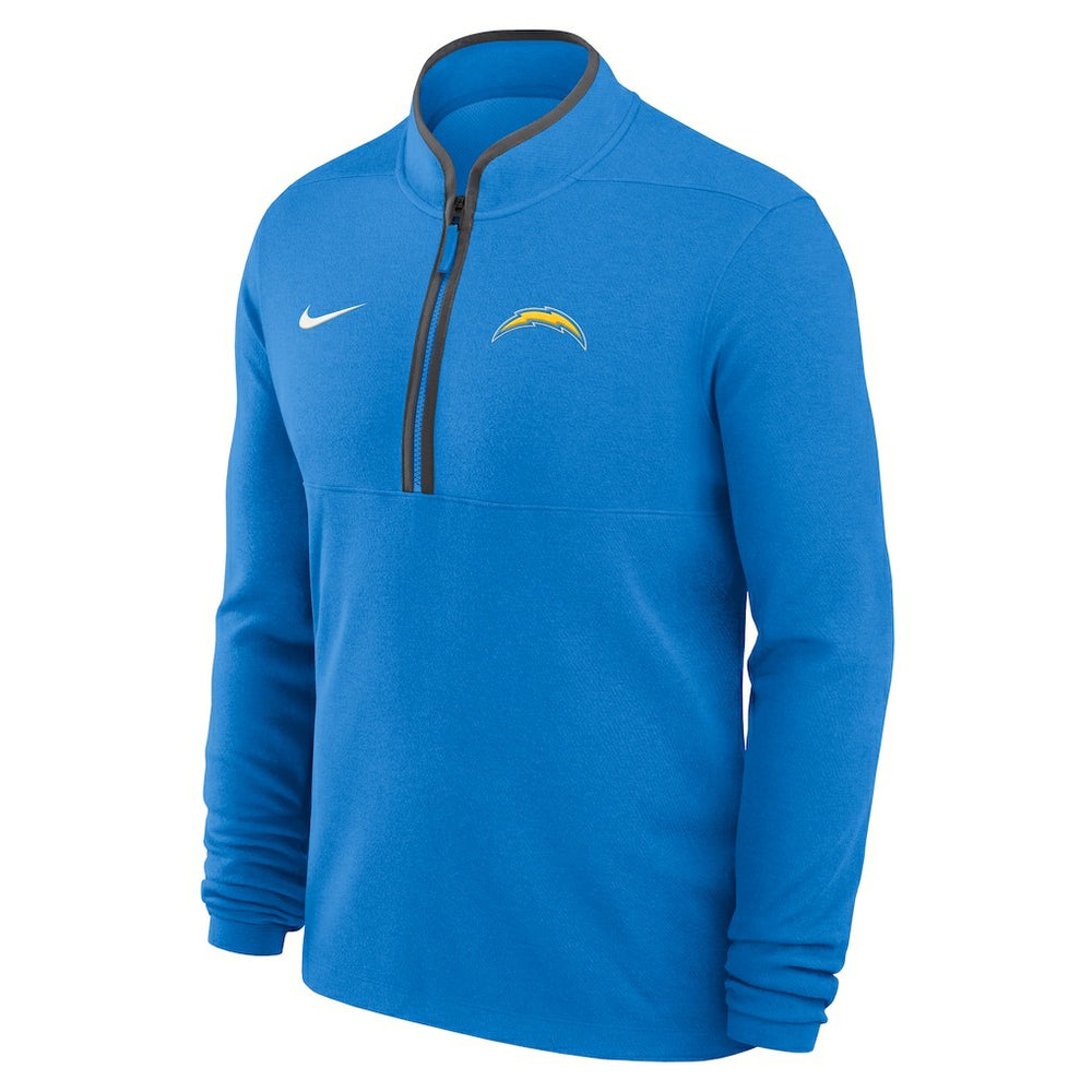 Los Angeles Chargers Nike Lightweight Victory Dri-FIT Half-Zip Pullover
