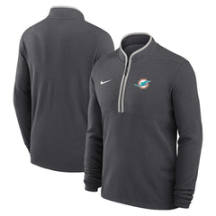 Miami Dolphins Nike Lightweight Victory Dri-FIT Half-Zip Pullover
