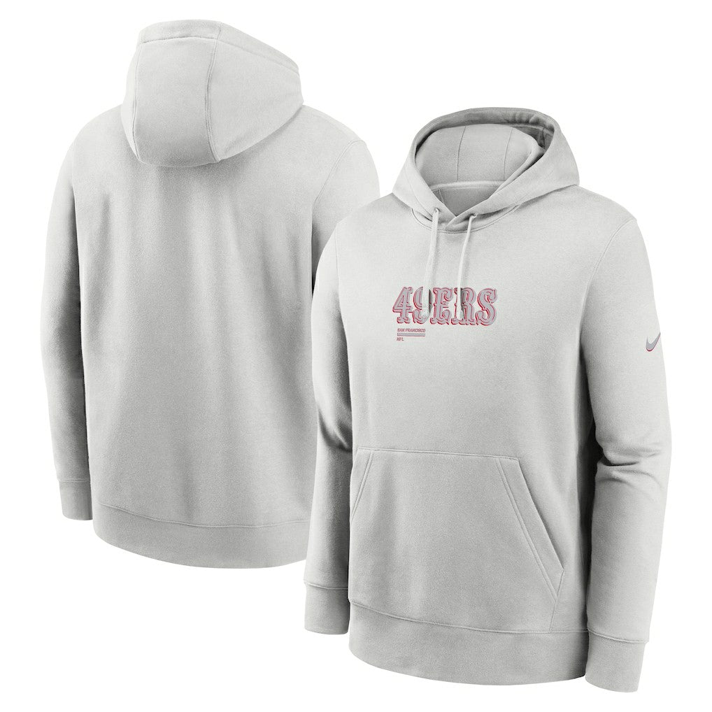 San Francisco 49ers Nike Edge Pack French Terry Club Pullover Hoodie