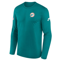 Miami Dolphins Nike Legend Small Logo Dri-FIT Long Sleeve T-Shirt