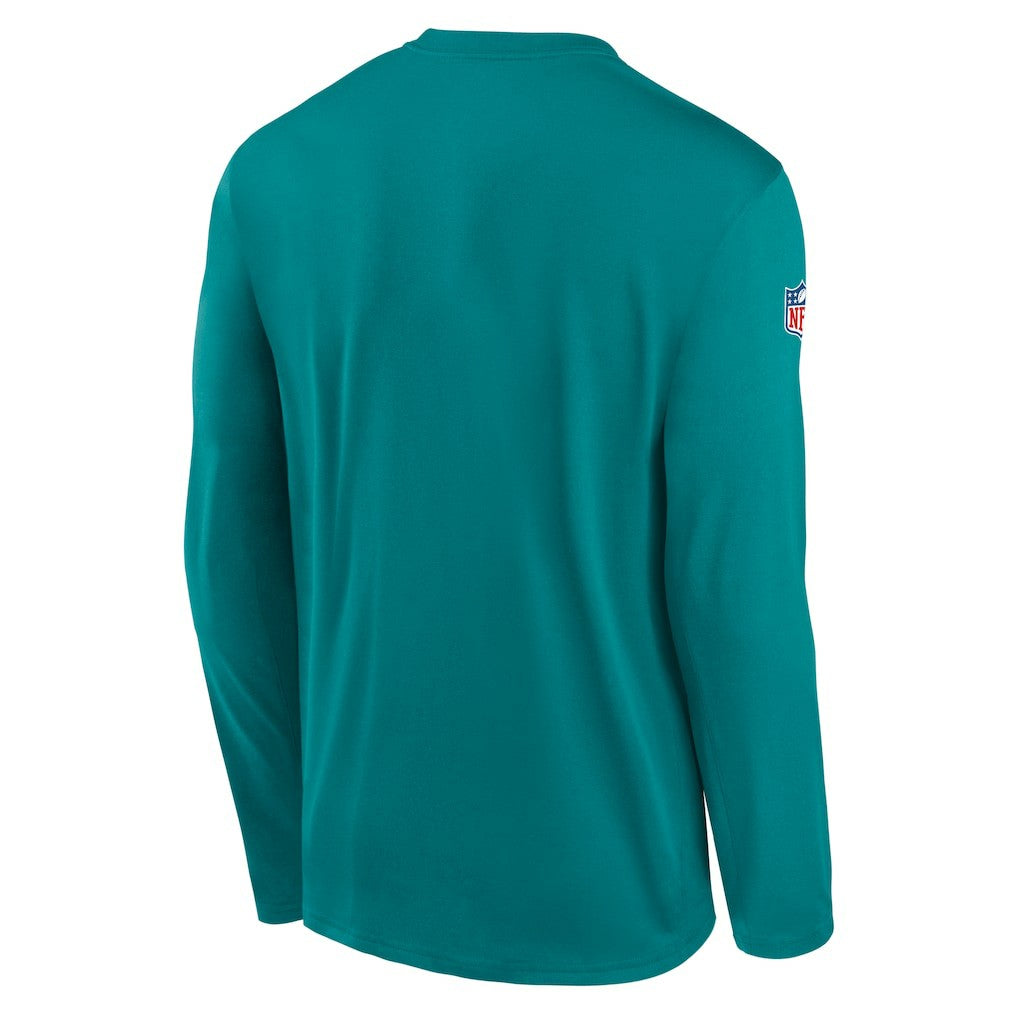 Miami Dolphins Nike Legend Small Logo Dri-FIT Long Sleeve T-Shirt