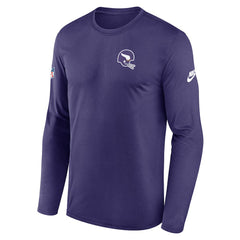 Minnesota Vikings Nike Legend Small Logo Dri-FIT Long Sleeve T-Shirt