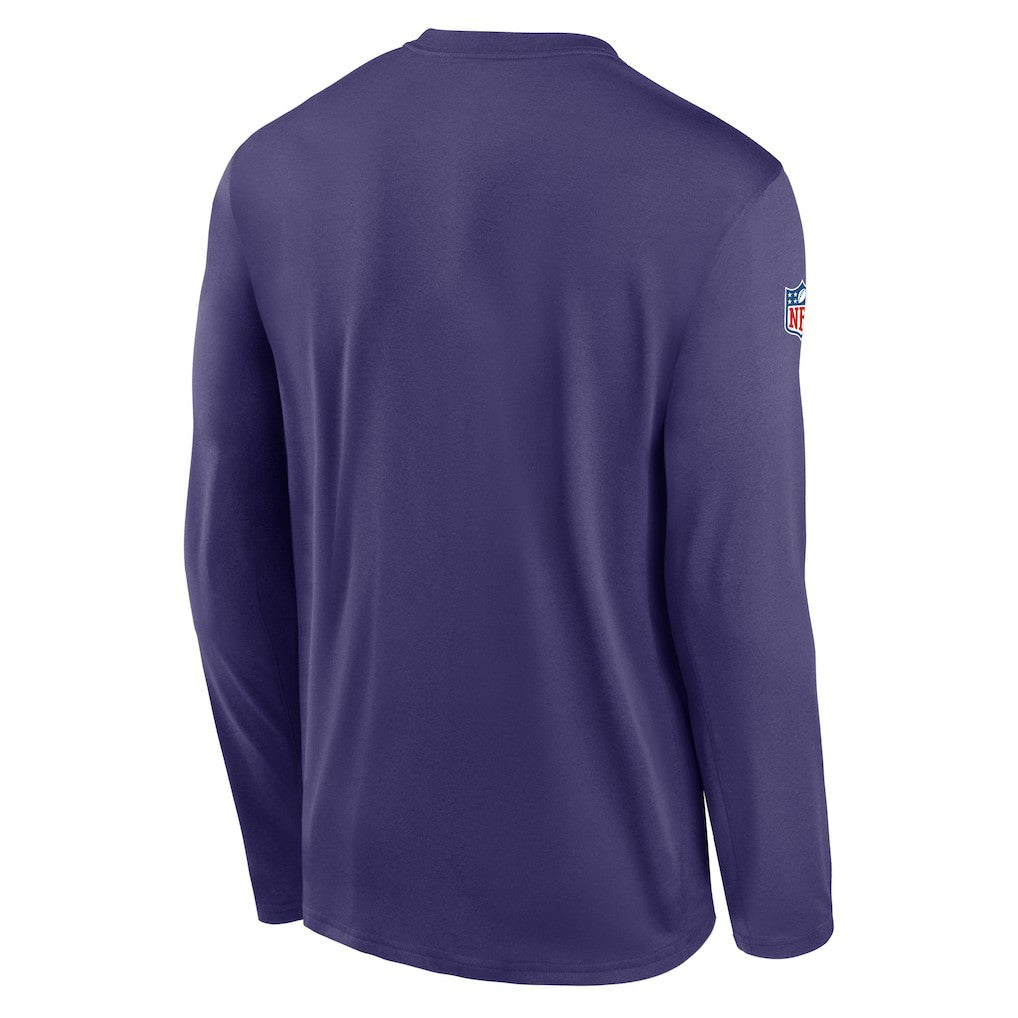 Minnesota Vikings Nike Legend Small Logo Dri-FIT Long Sleeve T-Shirt