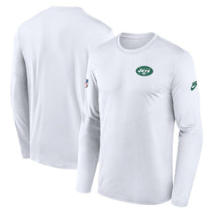 New York Jets Nike Legend Small Logo Dri-FIT Long Sleeve T-Shirt