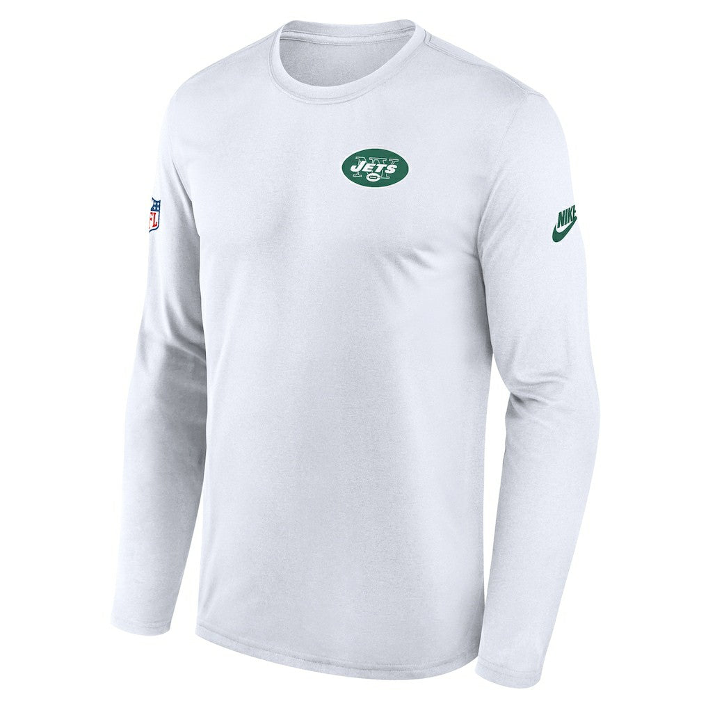 New York Jets Nike Legend Small Logo Dri-FIT Long Sleeve T-Shirt