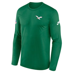Philadelphia Eagles Nike Legend Small Logo Dri-FIT Long Sleeve T-Shirt
