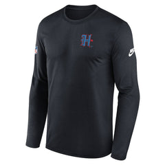 Houston Texans Nike Legend Small Logo Dri-FIT Long Sleeve T-Shirt