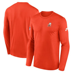 Cleveland Browns Nike Legend Small Logo Dri-FIT Long Sleeve T-Shirt