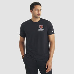 Chicago Bears Nike 2025 NFL Crucial Catch Tri-Blend Dri-FIT T-Shirt