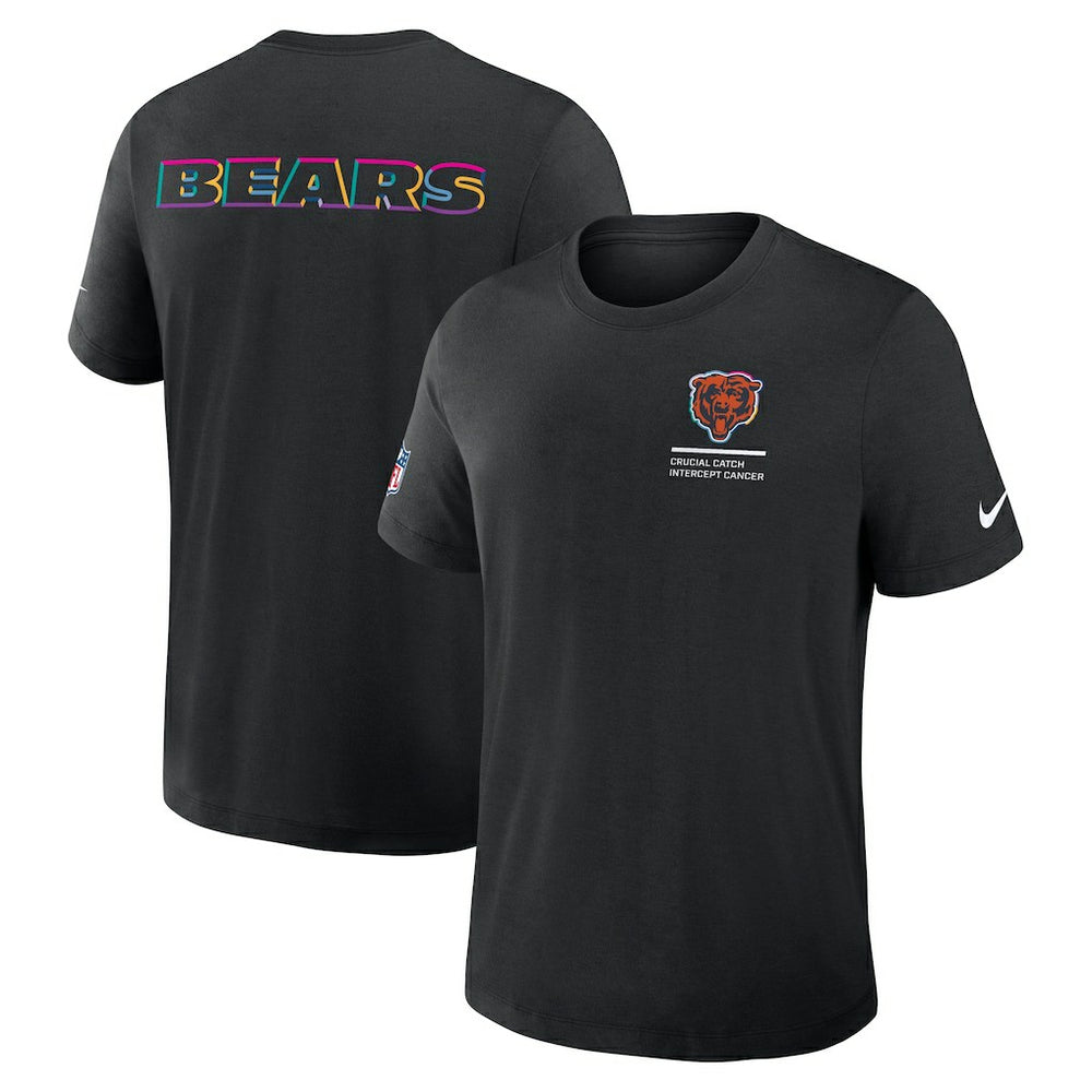 Chicago Bears Nike 2025 NFL Crucial Catch Tri-Blend Dri-FIT T-Shirt