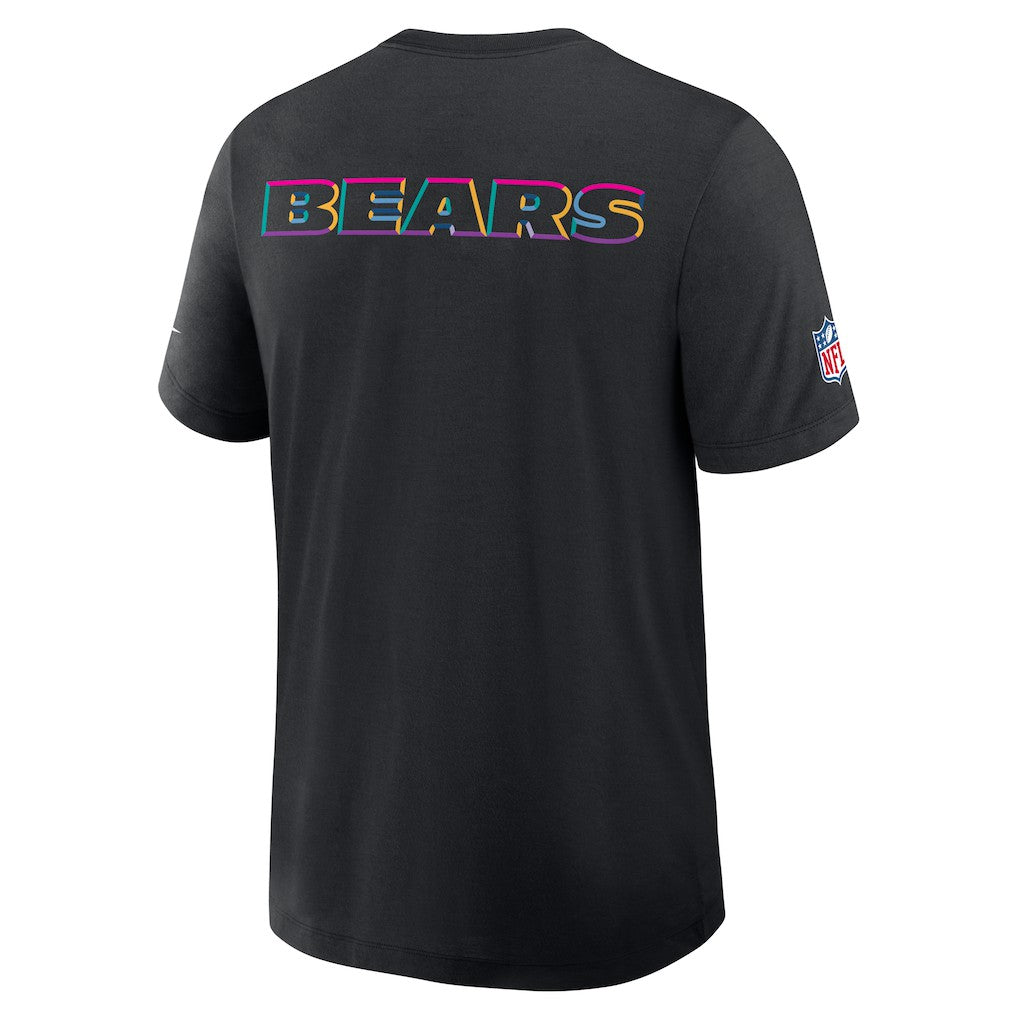 Chicago Bears Nike 2025 NFL Crucial Catch Tri-Blend Dri-FIT T-Shirt