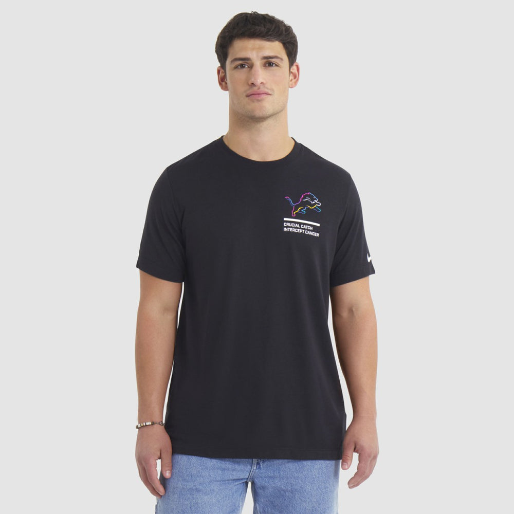 Detroit Lions Nike 2025 NFL Crucial Catch Tri-Blend Dri-FIT T-Shirt