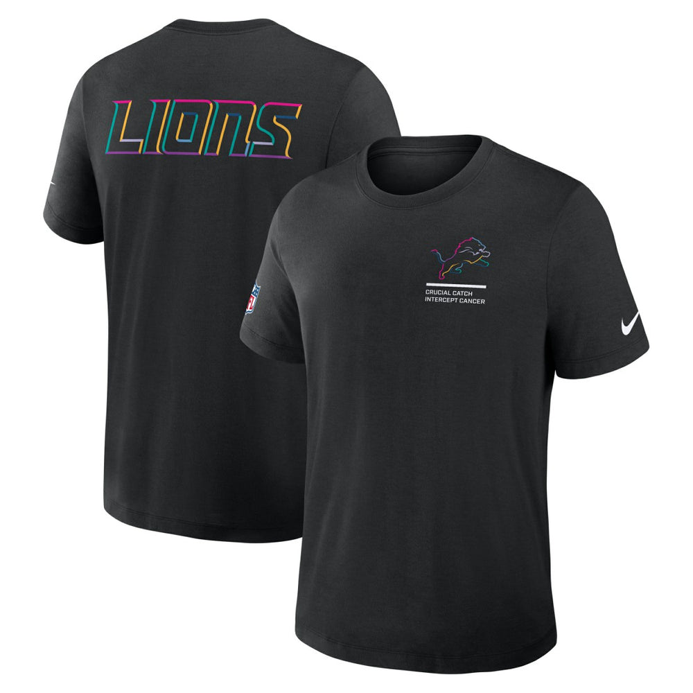 Detroit Lions Nike 2025 NFL Crucial Catch Tri-Blend Dri-FIT T-Shirt