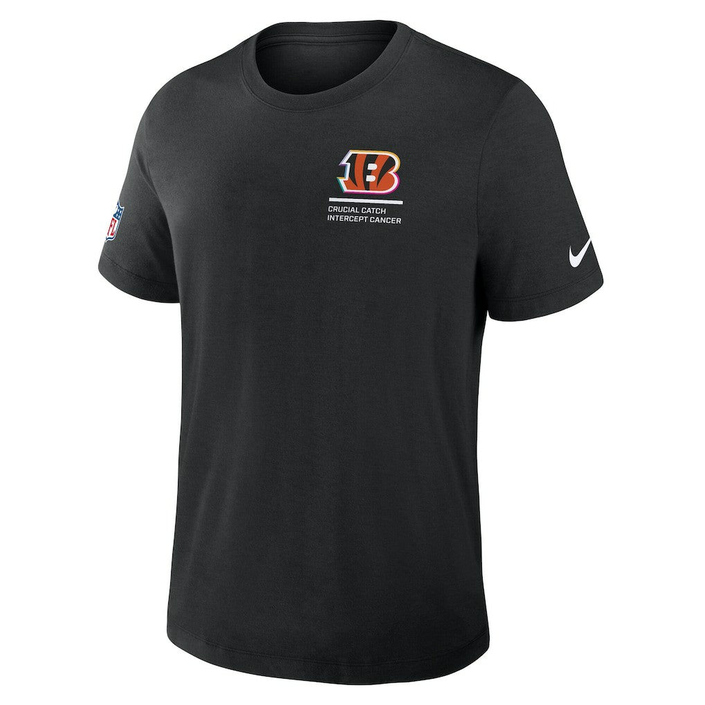 Cincinnati Bengals Nike 2025 NFL Crucial Catch Tri-Blend Dri-FIT T-Shirt