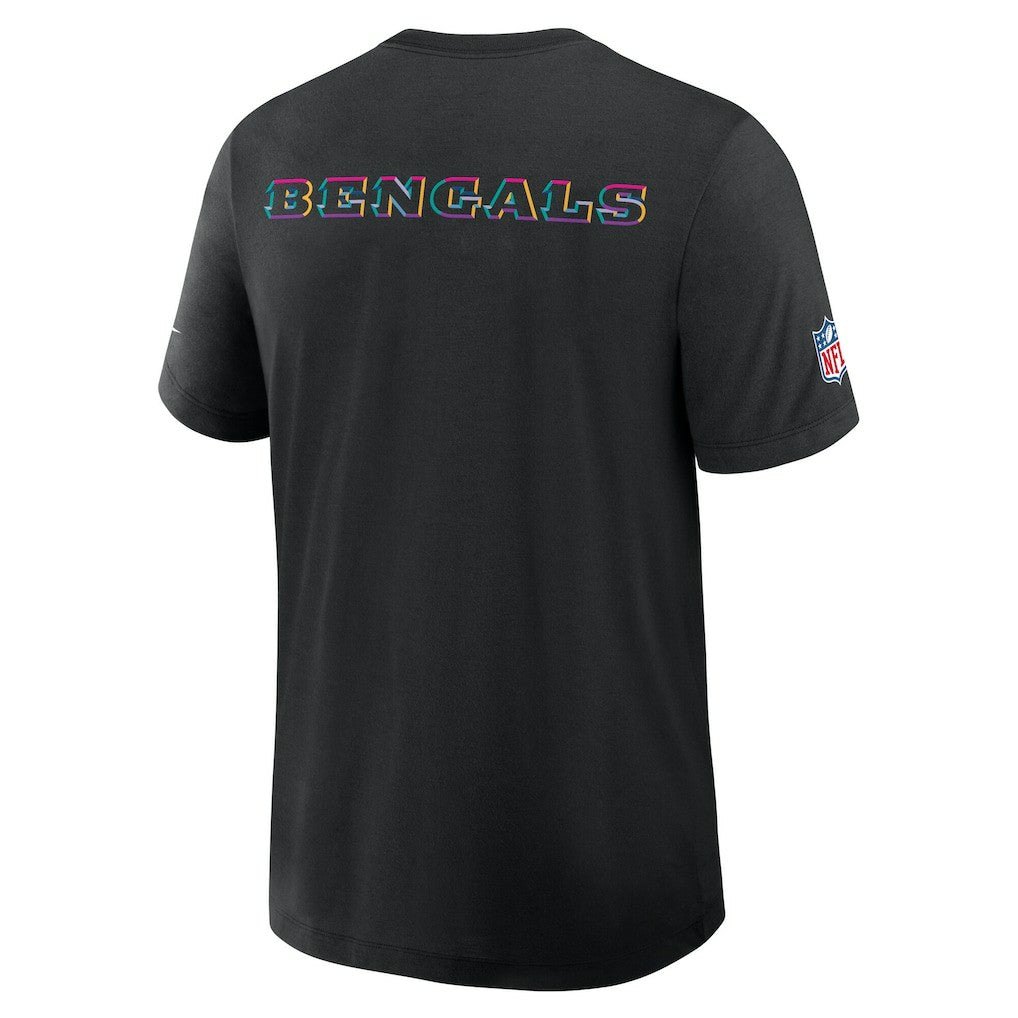 Cincinnati Bengals Nike 2025 NFL Crucial Catch Tri-Blend Dri-FIT T-Shirt